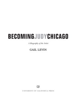 Becoming Judy Chicago eBook