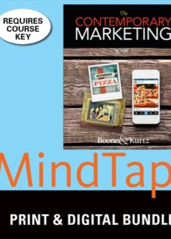 MindTap Marketing for Boone/Kurtz's Contemporary Marketing 17th Edition, [Instant Access], 1 term (6 months) eBook