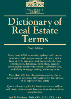 Dictionary of Real Estate Terms eBook