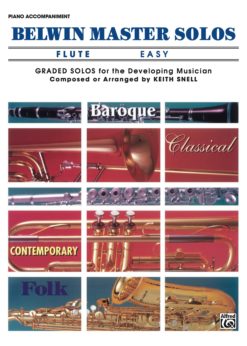 Belwin Master Solos - Flute, Easy, Volume 1: Piano Accompaniment eBook