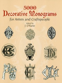 5000 Decorative Monograms for Artists and Craftspeople eBook