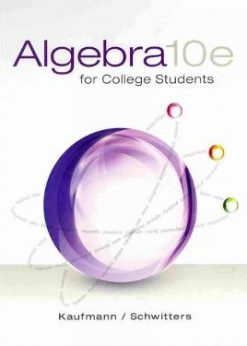 Algebra for College Students eBook