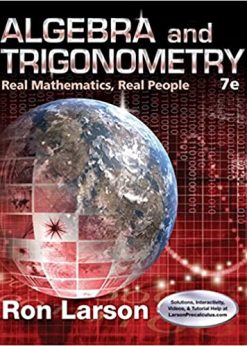 Algebra and Trigonometry: Real Mathematics, Real People eBook