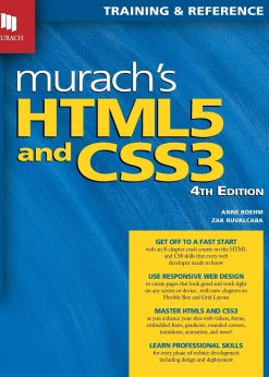 Murach's HTML5 and CSS3 (4th Edition) eBook