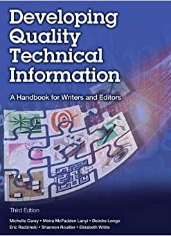 Developing Quality Technical Information: A Handbook for Writers and Editors eBook