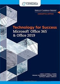 Technology for Success and Shelly Cashman Series Microsoft®Office 365 & Office 2019 eBook
