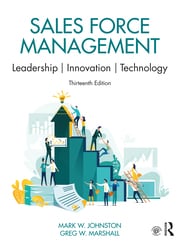 Sales Force Management: Leadership, Innovation, Technology eBook