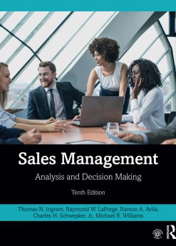 Sales Management: Analysis and Decision Making eBook