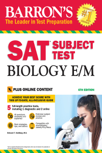 SAT Subject Test Biology E/M: with 4 Practice Tests eBook