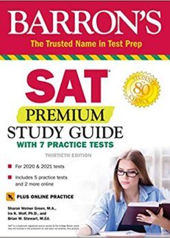SAT Premium Study Guide with 7 Practice Tests eBook
