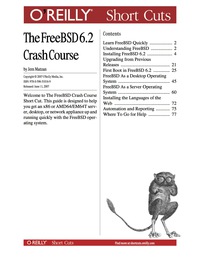 The FreeBSD 6.2 Crash Course eBook