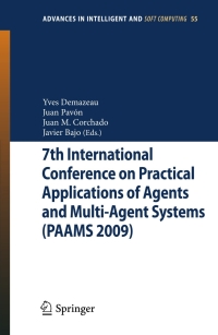 7th International Conference on Practical Applications of Agents and Multi-Agent Systems (PAAMS'09) eBook