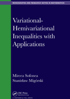 Variational-Hemivariational Inequalities with Applications eBook