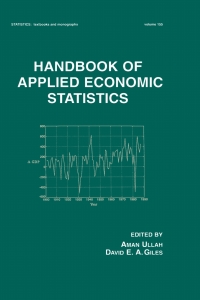 Handbook of Applied Economic Statistics eBook
