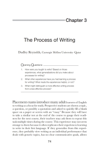 The Process of Writing eBook