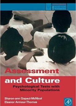 Assessment and Culture: Psychological Tests with Minority Populations eBook