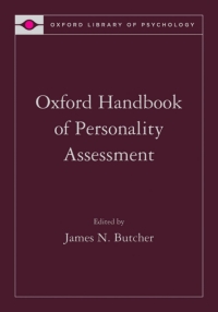 Oxford Handbook of Personality Assessment eBook