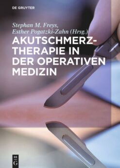 Akutschmerztherapie in der Operativen Medizin eBook