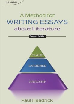 A Method For Writing Essays About Literature eBook