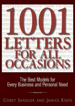 1001 Letters For All Occasions: The Best Models for Every Business and Personal Need eBook