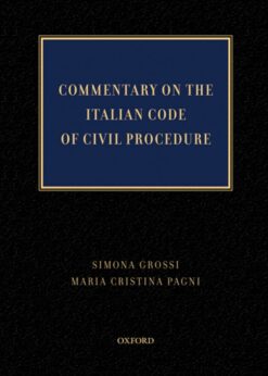 Commentary on the Italian Code of Civil Procedure eBook
