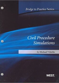 Vitiello's Civil Procedure Simulations: Bridge to Practice eBook