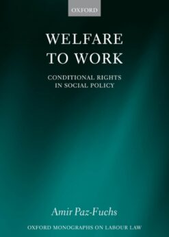 Welfare to Work Conditional Rights in Social Policy eBook