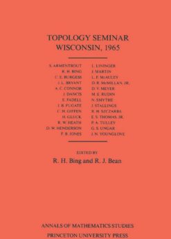 Topology Seminar Wisconsin, 1965. (AM-60), Volume 60 eBook