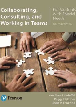 Collaborating, Consulting, and Working in Teams for Students with Special Needs, 8th Edition eBook