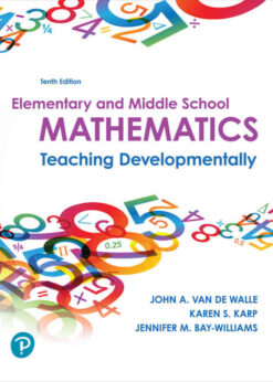 Elementary and Middle School Mathematics: Teaching Developmentally, 10th Edition eBook
