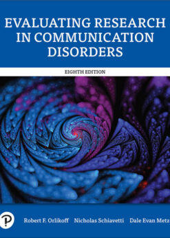 Evaluating Research in Communication Disorders, 8th Edition eBook