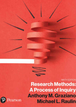 Research Methods: A Process of Inquiry, 9th Edition eBook