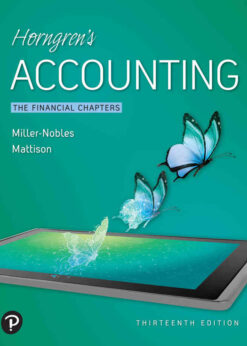 Horngren's Accounting: The Financial Chapters, 13th Edition eBook