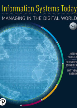 Information Systems Today: Managing in the Digital World, 9th Edition eBook