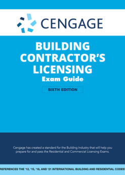 Cengage Building Contractor's Licensing Exam Guide: Based on the 2021 IRC & IBC, 6th Edition eBook