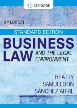 Business Law and the Legal Environment, Standard Edition 9th Edition eBook