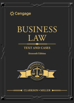 Business Law: Text and Cases, 16th Edition eBook