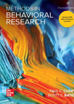 Methods in Behavioral Research, 14th Edition eBook