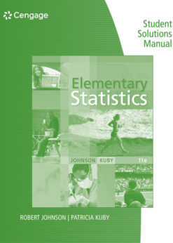 Student Solutions Manual for Johnson/Kuby's Elementary Statistics, 11th Edition eBook