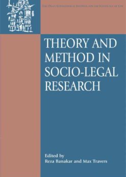 Theory and Method in Socio-Legal Research eBook