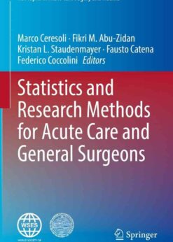 Statistics and Research Methods for Acute Care and General Surgeons eBook