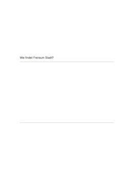 Wie findet Freiraum Stadt?: Fakten, Positionen, Beispiele eBook