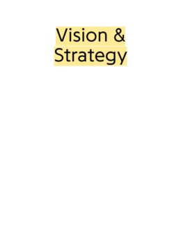 Vision & Strategy: Strategic Thinking for Creative and Social Entrepreneurs eBook