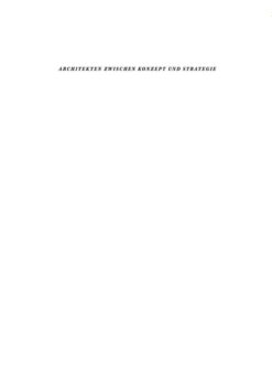 Architekten zwischen Konzept und Strategie eBook