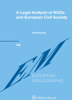 A Legal Analysis of NGOs and European Civil Society eBook