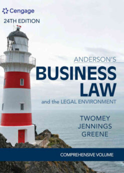 Anderson's Business Law & The Legal Environment, Comprehensive Volume 24th Edition eBook