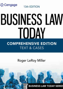 Business Law Today, Comprehensive, Text & Cases, 13th Edition eBook