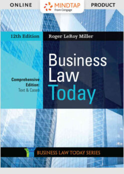 Business Law Today, Comprehensive, Text & Cases, 12th Edition eBook