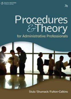 Procedures & Theory for Administrative Professionals, 7th Edition eBook