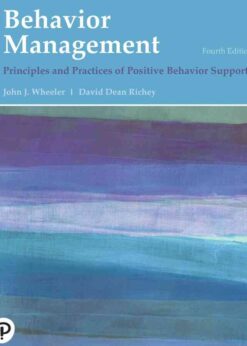 Behavior Management: Principles and Practices of Positive Behavior Supports, 4th Edition eBook
